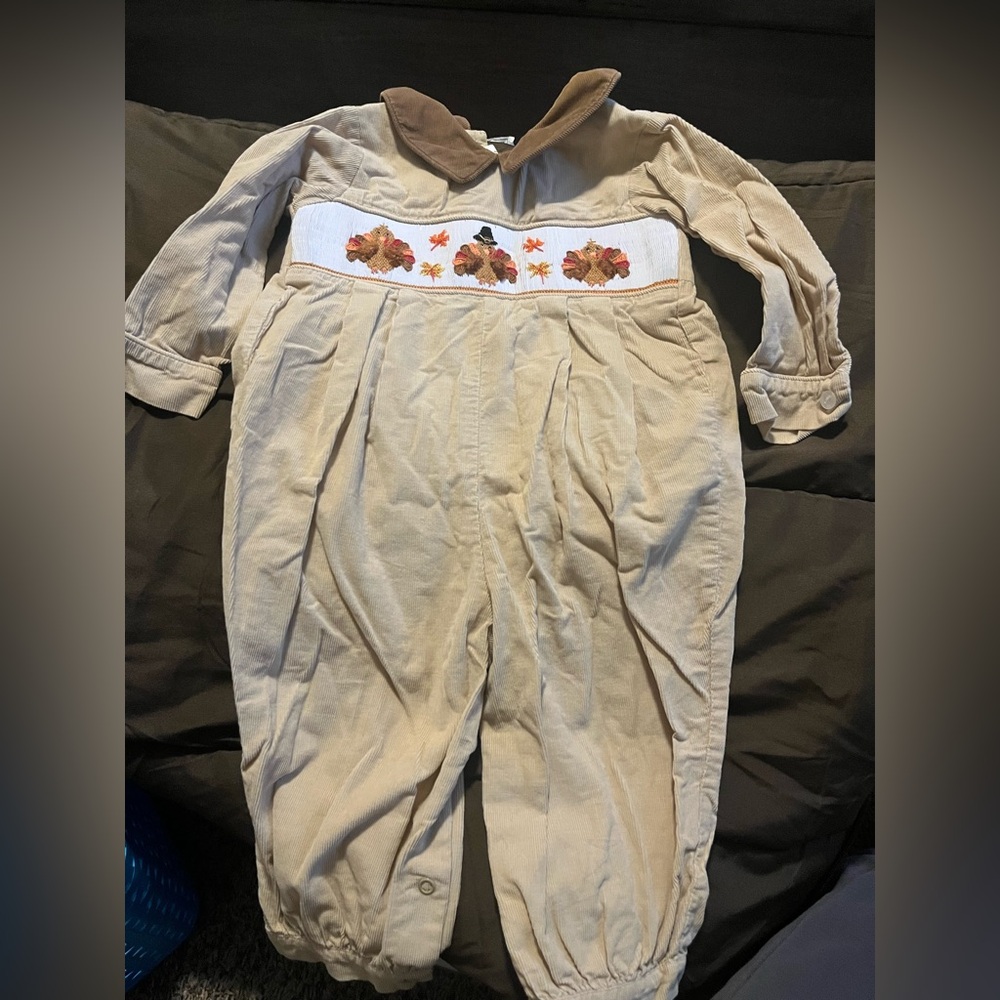 Thanksgiving smocked outfit